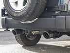 aFe Rebel Series 2.5 inch 409 Stainless Steel Cat-Back Exhaust System with Black Tips for Jeep Wrangler (2007-2018) V6 3.6L / 3.8L