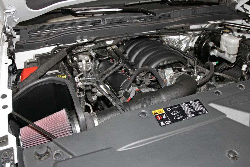 K&N Engineering 57-3082 Performance Cold Air Intake Kit for 2014-2015 Chevy Silverado 1500 and GMC Sierra 1500 with V-8 5.3/6.2L Engines