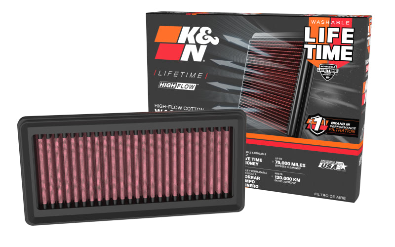 K&N Engineering Part PL-1225 High-Flow Replacement Air Filter for 2025 Indian Scout Models