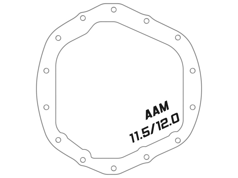 aFe Pro Series Rear Differential Cover with Machined Fins for Chevrolet Silverado 2500 HD and GMC Sierra 2500/3500 HD (Part #46-71260B)