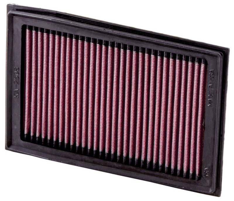 K&N Engineering Part KA-2508 High-Flow Replacement Air Filter for Kawasaki Ninja 250R and 300 Models