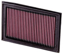K&N Engineering Part KA-2508 High-Flow Replacement Air Filter for Kawasaki Ninja 250R and 300 Models