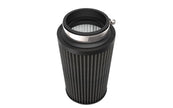 K&N Engineering RU-3112HBK Universal Air Filter – 4 inch Flange, Oil-Free Synthetic Media for Automotive Applications