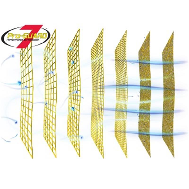 aFe MagnumFLOW Air Filter with Pro GUARD 7 Media - 5-1/2 in Front x 7 in Back x 5-1/2 in Top x 6 in Height, Part Number 72-90044