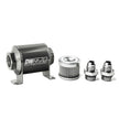 DeatschWerks Stainless Steel 8AN 10 Micron Inline Fuel Filter Housing Kit