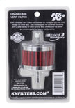 K&N Engineering Steel Base Crankcase Vent Filter with 3/8 inch Tube - Classic Car & Racing Application