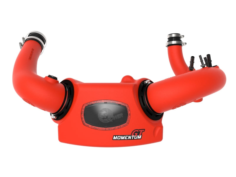 aFe Momentum GT Red Pro Dry S Cold Air Intake System for Ford Explorer ST 2020-2023 with Part Number 50-70076KR
