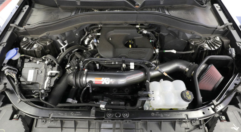 K&N Engineering 77-2594KC High Flow Performance Intake Kit for 2020-2022 Ford Explorer 2.3L L4 F/I