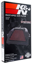 K&N Engineering Race Specific Air Filter for Kawasaki ZX600 Ninja ZX-6R 2009-2019