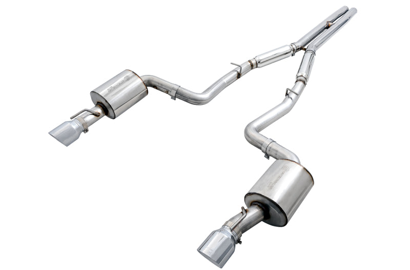AWE Tuning 2015+ Dodge Charger 6.4L/6.2L Supercharged Touring Edition Exhaust with Silver Tips