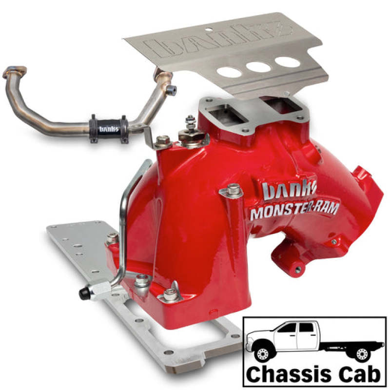 Banks Power 19-24 Ram 3500/4500/5500 6.7L Diesel Monster-Ram Intake System with Fuel Line