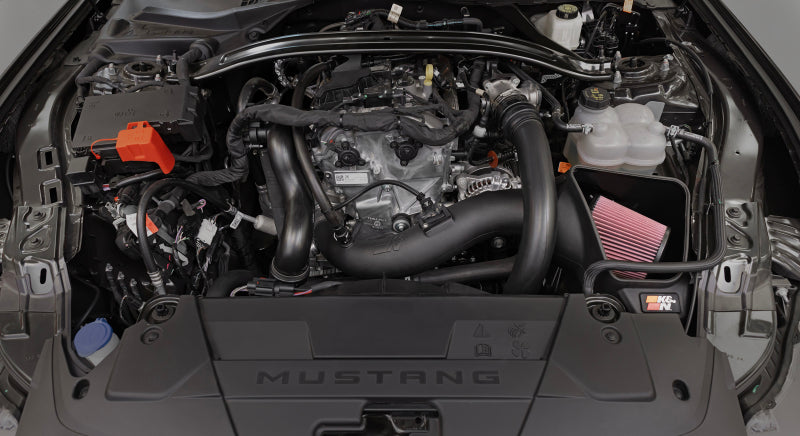 K&N Engineering Cold Air Intake System for Ford Mustang EcoBoost L4-2.3L Turbo (Part #63-2627)