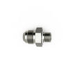 DeatschWerks 8AN Male Flare to M14 x 1.5 Male Metric Adapter with Washer - Anodized Matte Black