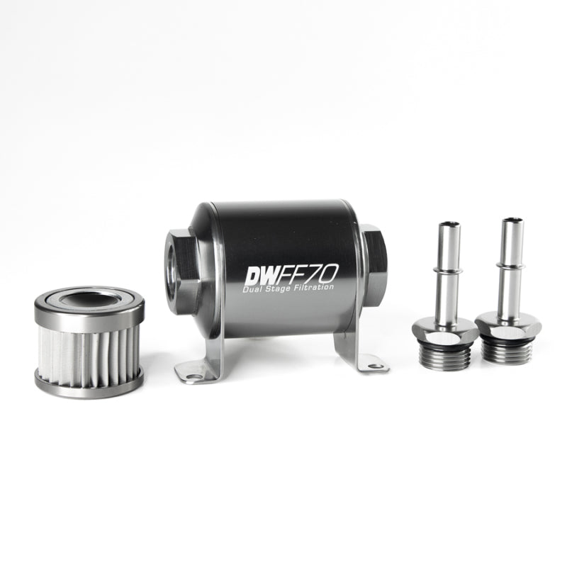 DeatschWerks 8-05-02-010 Stainless Steel 10 Micron Fuel Filter for Ford Mustang (2007-2013)