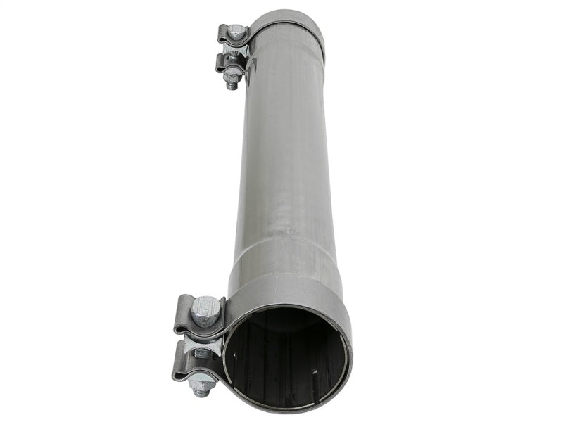 aFe MACH Force-Xp 409 Stainless Steel Muffler Delete Pipe – 2.5 Inch Inlet/Outlet, 14 Inch Body, 20 Inch Overall Length
