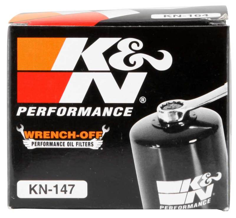 K&N Engineering Part KN-147 Premium Oil Filter for Powersports Vehicles