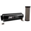 DeatschWerks Stainless Steel 10AN 10 Micron Universal Inline Fuel Filter Housing Kit (160mm)