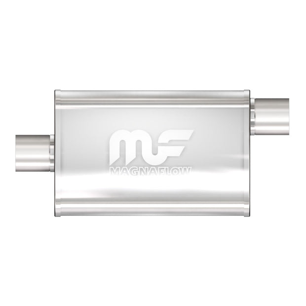 MagnaFlow Mag SS 14x4x9 Inch Oval Straight-Through Performance Exhaust Muffler – Part 11224