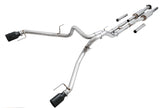 AWE Tuning 2017+ Ford Raptor 0FG Performance Exhaust System with Diamond Black Tips