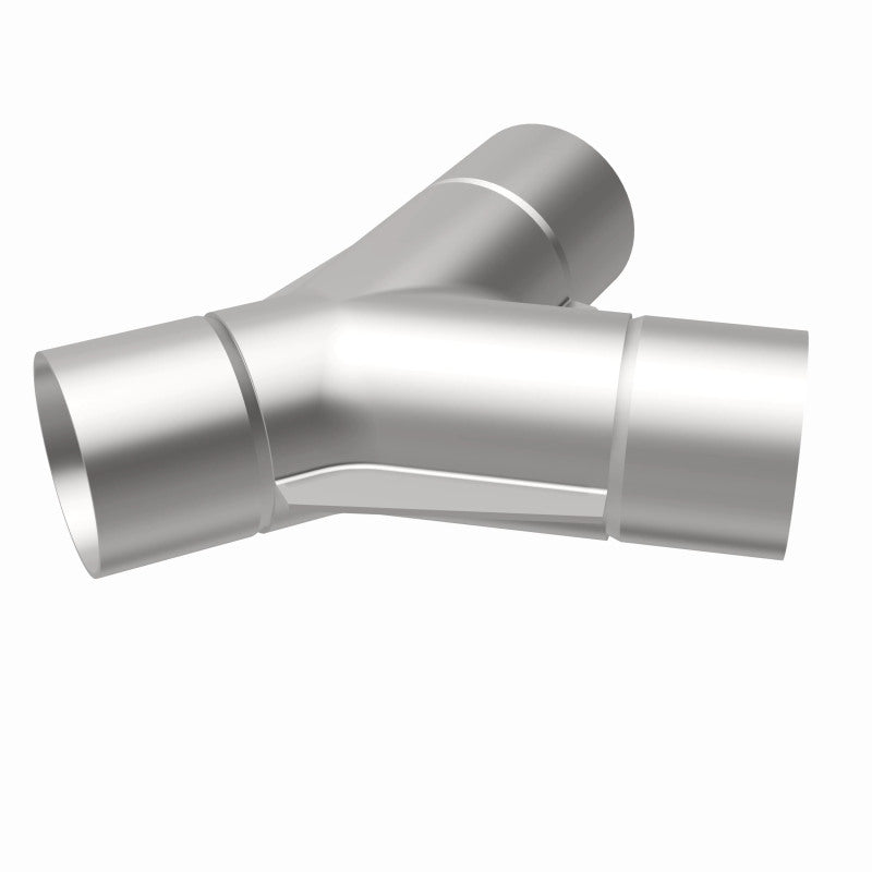 MagnaFlow Part 10733 Stainless Steel Exhaust Y-Pipe – 2.50 inch Diameter, 70 Degree Bend