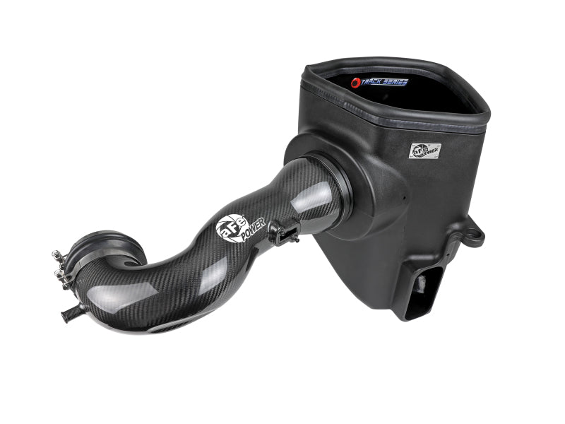 aFe 57-10015D Track Series Carbon Fiber Cold Air Intake System with Pro Dry S Filter for GM Trucks and SUVs 2016-2021
