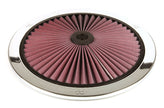 K&N Engineering X-Stream Top Filter 14 Inch OD Chrome for Enhanced Engine Breathing