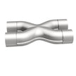 MagnaFlow Performance Exhaust X-Pipe 10792 - 3 Inch Stainless Steel Custom Exhaust Component