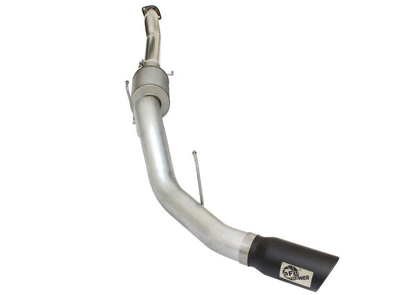 aFe Atlas 4-Inch Mandrel-Bent Aluminized Steel Cat-Back Exhaust System with Black Tip for Ford F-150 2015-2017 V6 2.7L/3.5L