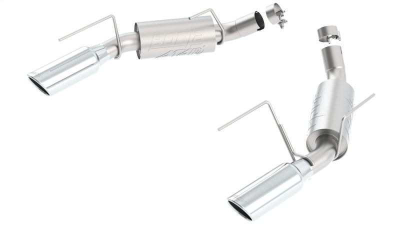 Borla ATAK Axle-Back Exhaust System for 2005-2009 Ford Mustang GT & Shelby GT500 by Borla Part 11806
