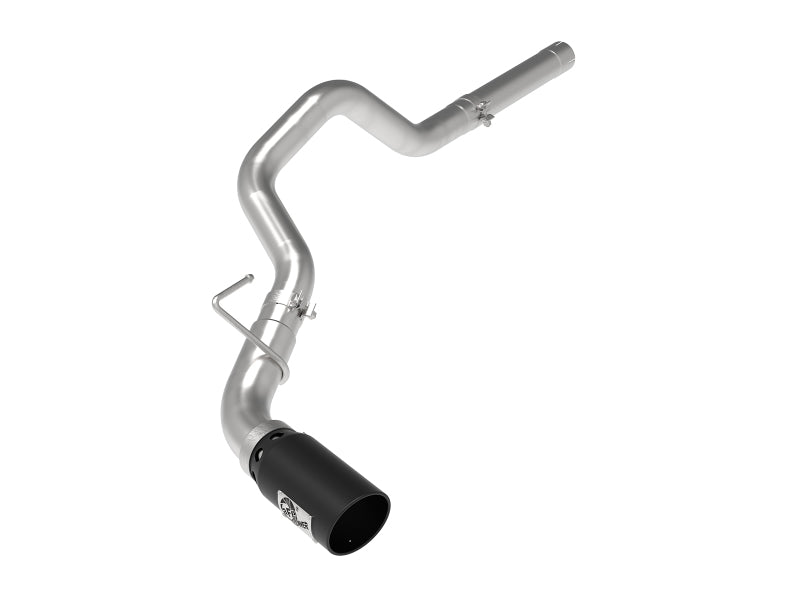 aFe Large Bore HD 3-Inch Stainless Steel DPF-Back Exhaust System with Black Tip for 2014-2018 Ram 1500 EcoDiesel V6-3.0L