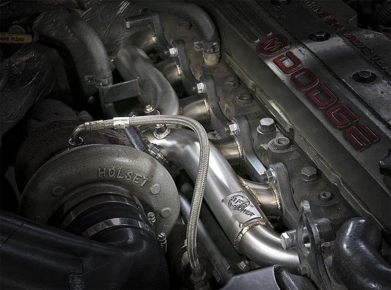 aFe Twisted Steel Header Turbo Manifold (T3) for 98.5-2002 Dodge Ram Diesel Trucks 5.9L