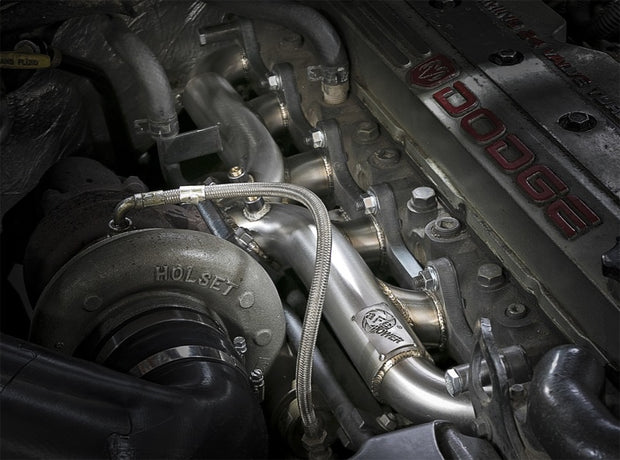 aFe Twisted Steel Header Turbo Manifold (T3) for 98.5-2002 Dodge Ram Diesel Trucks 5.9L