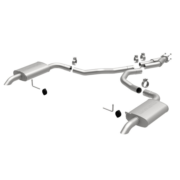 MagnaFlow 75-79 Chevrolet Corvette V8 5.7L Dual Split Rear Exit Stainless Cat-Back Performance Exhaust System
