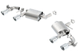 Borla ATAK Axle-Back Exhaust System for 2016-2024 Chevrolet Camaro SS & LT1 6.2L V8 with Dual NPP Valves