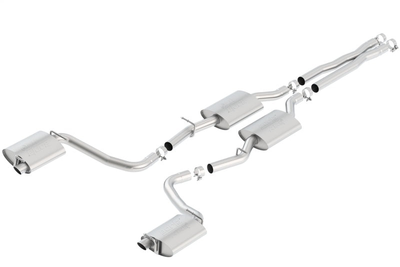 Borla ATAK Cat-Back Exhaust System for 2015-2022 Chrysler 300 and Dodge Charger R/T 5.7L V8