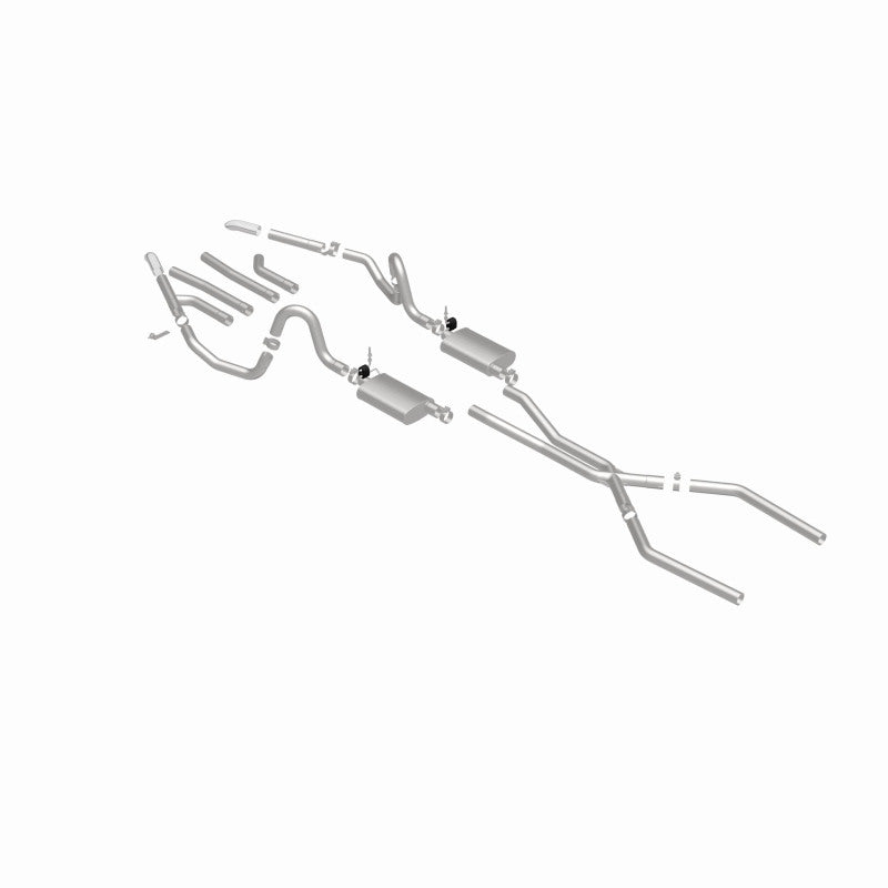 MagnaFlow Street Series Crossmember-Back Performance Exhaust System for Pontiac GTO and GM A-Body Chevelle - Part 15894