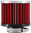 K&N Engineering 62-1440 Crankcase Vent Filter with Chrome Top and Reusable Synthetic Media