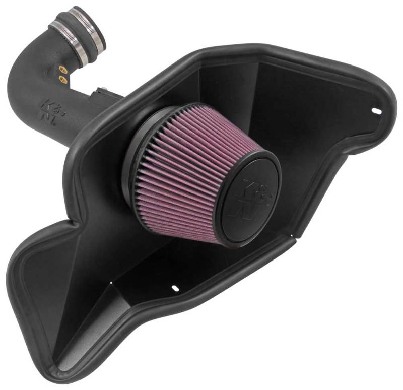K&N Engineering 63-2590 Cold Air Intake Kit for 2015-2017 Ford Mustang GT 5.0L V8 F/I