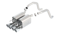 Borla ATAK Exhaust System for Chevrolet Corvette 2005-2008 & 2006-2013 Z06/ZR1 – Aggressive Sound with 4-Inch Polished T-304 Stainless Steel Tips