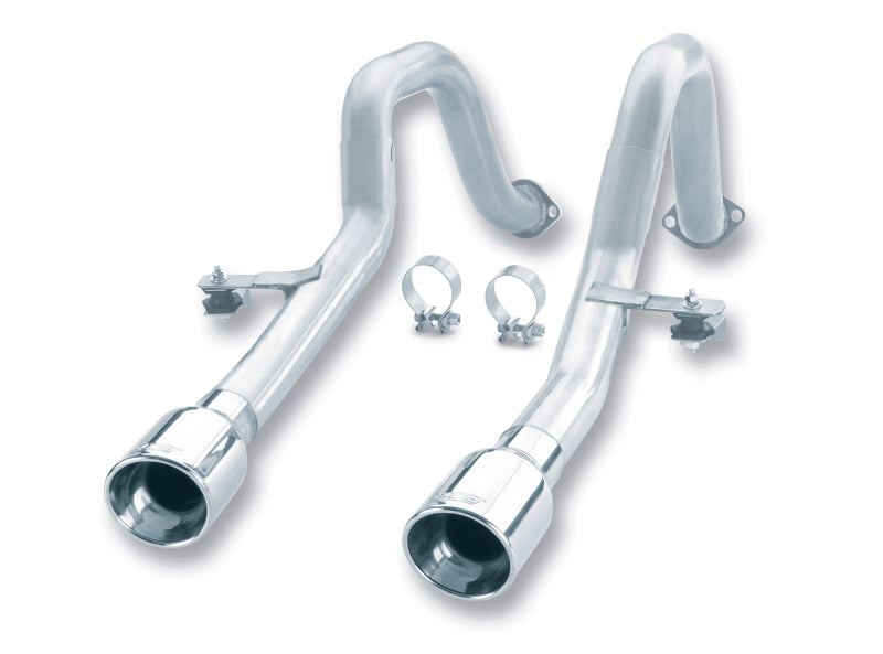 Borla 97-04 Chevrolet Corvette 5.7L V8 Straight Pipe Cat-Back Exhaust System with Dual 4-inch Tips