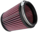 K&N Engineering Universal Rubber Round Tapered Air Filter - 4.5 Inch Flange, 5.875 Inch Base, 4.5 Inch Top, 6 Inch Height