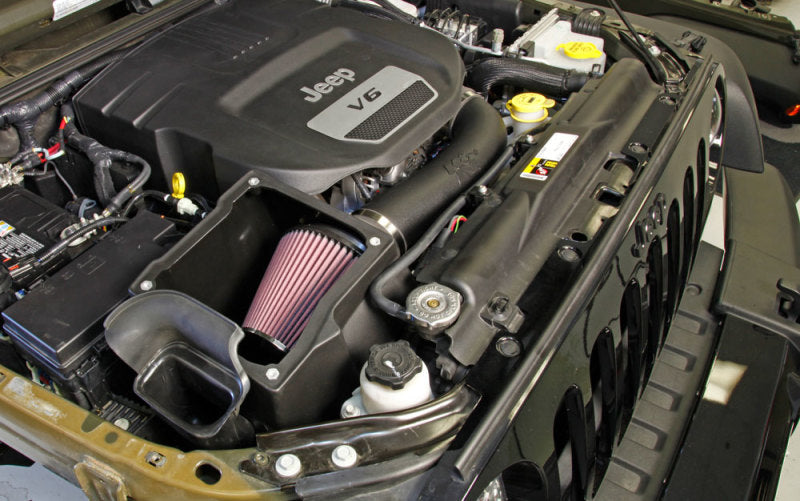 K&N Engineering 57-1573 Off-Road Snorkel System for Jeep Wrangler 2012-2013 with 3.6L V6 Engine
