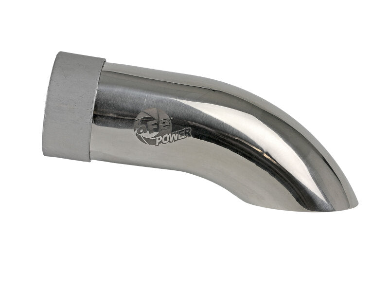 aFe MACH Force-Xp 304 Stainless Steel Clamp-On 2.5-Inch Exhaust Tip - Polished Finish