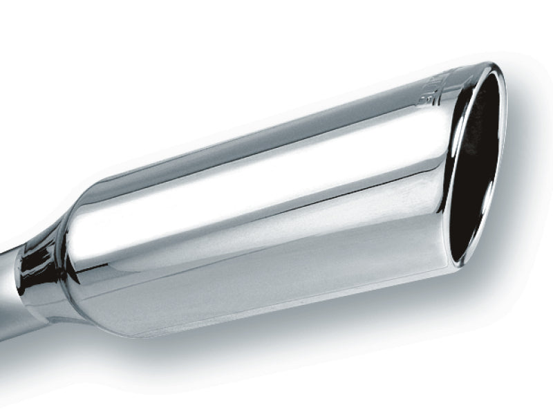 Borla 2.25 inch Inlet, 4 Inch Round Rolled-Edge Exhaust Tip - Part #20245