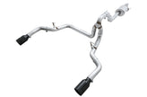 AWE Tuning 2015+ Ford F-150 0FG Dual Exit Performance Exhaust System with 5-Inch Diamond Black Tips