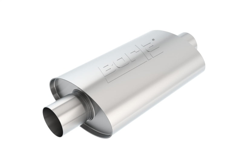 Borla XR-1 Racing Sportsman 2 1/2 inch Oval Muffler with 12-inch Body - Universal Fit