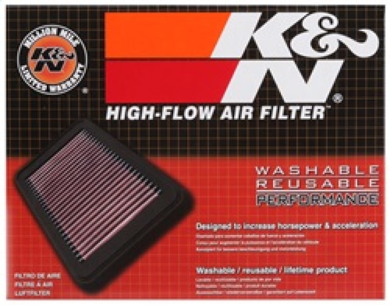 K&N Engineering KA-4018 High-Flow Replacement Air Filter for Kawasaki Ninja 400 and Z400 Models