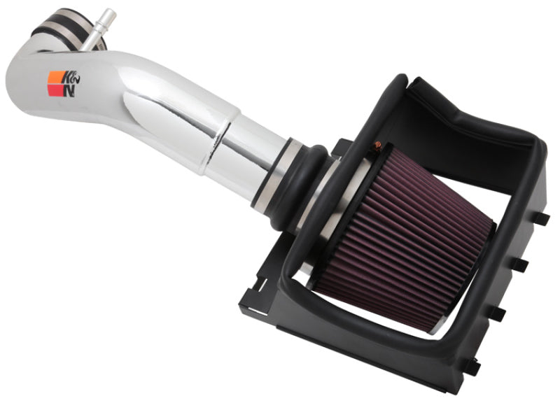 K&N Engineering 77-2581KP Cold Air Intake System for Ford F-150 5.0L V8 - High Flow Performance Kit