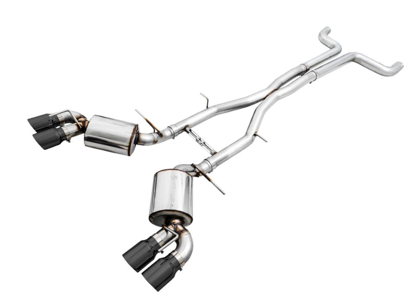 AWE Tuning 16-24 Chevy Camaro SS Touring Edition Cat-Back Exhaust with Diamond Black Tips
