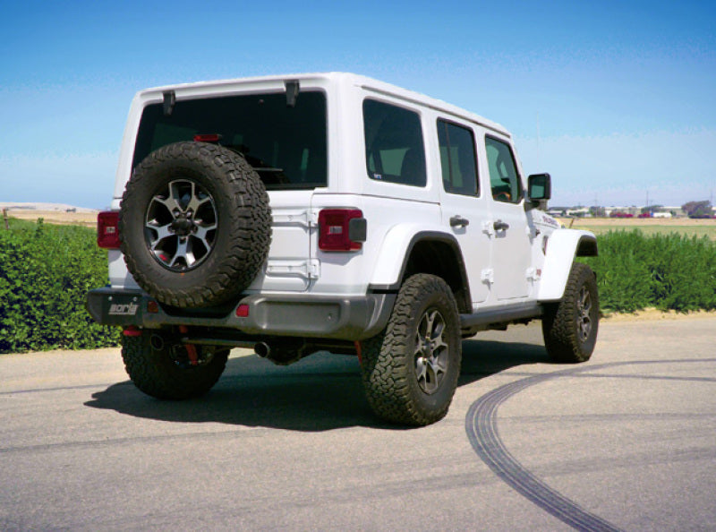 Borla 11964CB ATAK Axle-Back Exhaust System for 2018-2026 Jeep Wrangler JL/JLU 2.0L Turbo – Black Finish